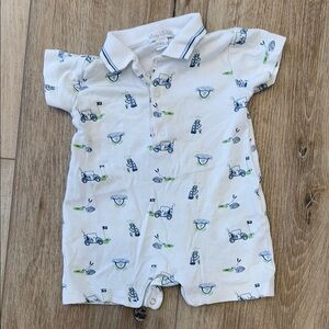 Kissy Kissy 3-6mo Baby Golf Print Romper